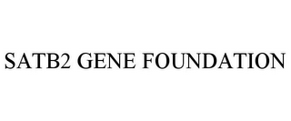 SATB2 GENE FOUNDATION