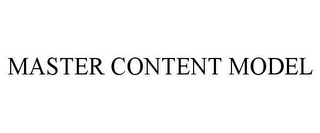 MASTER CONTENT MODEL