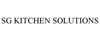 SG KITCHEN SOLUTIONS