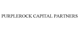 PURPLEROCK CAPITAL PARTNERS