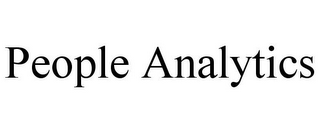 PEOPLE ANALYTICS