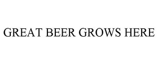 GREAT BEER GROWS HERE