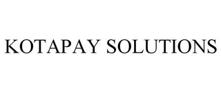 KOTAPAY SOLUTIONS