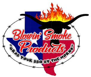 BLOWIN' SMOKE PRODUCTS "GRAB YOUR BBQ BY THE HORNS"