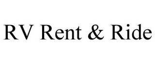 RV RENT & RIDE