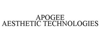 APOGEE AESTHETIC TECHNOLOGIES