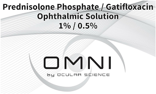 PREDNISOLONE PHOSPHATE / GATIFLOXACIN OPHTHALMIC SOLUTION 1% / 0.5% OMNI BY OCULAR SCIENCE