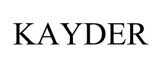 KAYDER