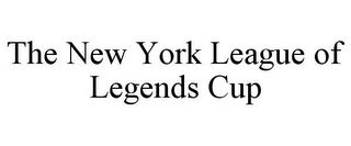 THE NEW YORK LEAGUE OF LEGENDS CUP