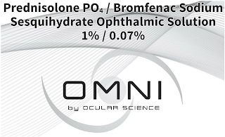 PREDNISOLONE PO4 / BROMFENAC SODIUM SESQUIHYDRATE OPHTHALMIC SOLUTION 1% / 0.07% OMNI BY OCULAR SCIENCE