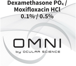 DEXAMETHASONE PO4 / MOXIFLOXACIN HCL 0.1% / 0.5% OMNI BY OCULAR SCIENCE