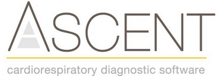 ASCENT CARDIORESPIRATORY DIAGNOSTIC SOFTWARE