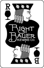 RB RIGHT BAUER BREWING CO.