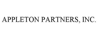 APPLETON PARTNERS, INC.