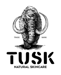 TUSK NATURAL SKINCARE TRADE MARK