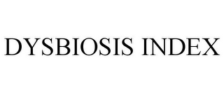 DYSBIOSIS INDEX