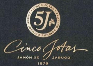 5J CINCO JOTAS JAMON IBERICO PURO DE BELLOTA JAMON DE JABUGO 1879