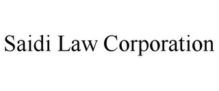 SAIDI LAW CORPORATION