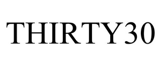 THIRTY30