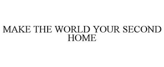 MAKE THE WORLD YOUR SECOND HOME