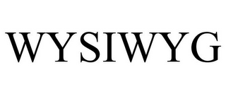 WYSIWYG