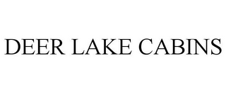 DEER LAKE CABINS