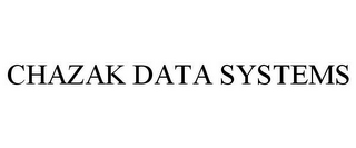 CHAZAK DATA SYSTEMS