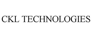 CKL TECHNOLOGIES