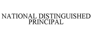 NATIONAL DISTINGUISHED PRINCIPAL