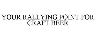 YOUR RALLYING POINT FOR CRAFT BEER