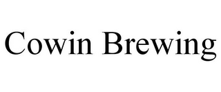 COWIN BREWING