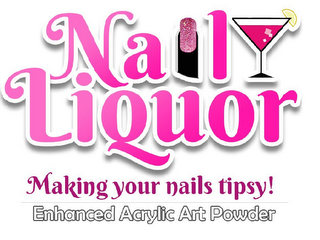 NAIL LIQUOR MAKING YOUR NAILS TIPSY! ENHANCED ACRYLIC ART POWDER