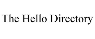 THE HELLO DIRECTORY