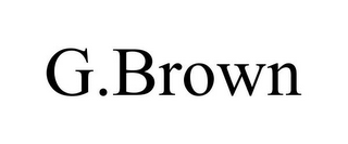 G.BROWN