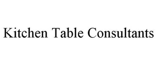 KITCHEN TABLE CONSULTANTS