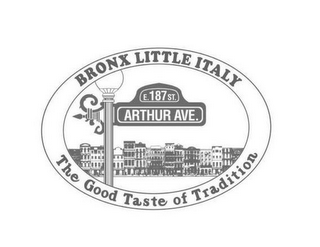 BRONX LITTLE ITALY E. 187 ST ARTHUR AVENUE THE GOOD TASTE OF TRADITION