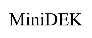 MINIDEK