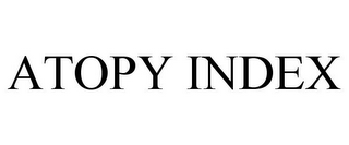 ATOPY INDEX