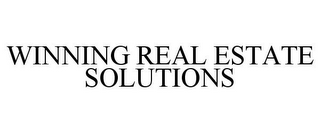 WINNING REAL ESTATE SOLUTIONS