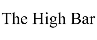 THE HIGH BAR