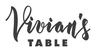 VIVIAN'S TABLE