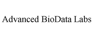 ADVANCED BIODATA LABS