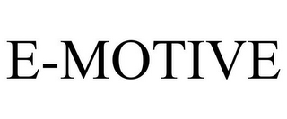 E-MOTIVE