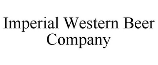 IMPERIAL WESTERN BEER COMPANY