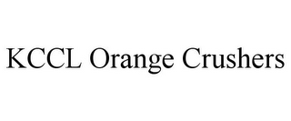 KCCL ORANGE CRUSHERS