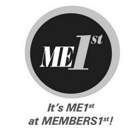 ME1ST IT'S ME1ST AT MEMBERS1ST!