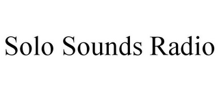 SOLO SOUNDS RADIO