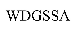 WDGSSA