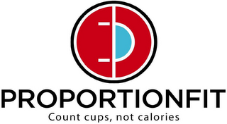 PROPORTIONFIT COUNT CUPS, NOT CALORIES