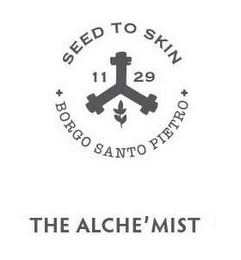 THE ALCHE'MIST SEED TO SKIN + BORGO SANTO PIETRO + 11 29